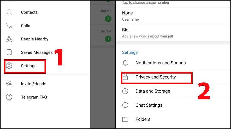 Cách bảo mật tin nhắn trên Telegram 2