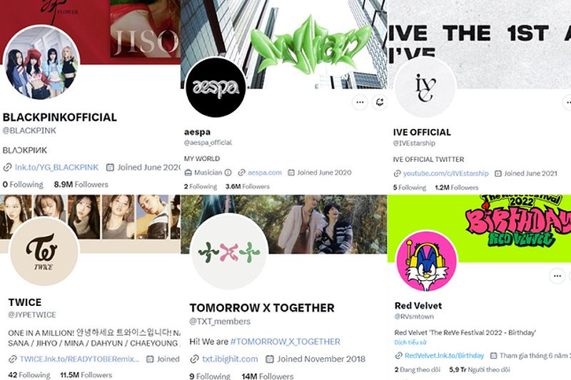 Hàng loạt tài khoản Twitter của idol K-Pop "bay màu" tích xanh, trở thành "dân thường"